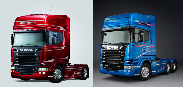 Scania Blue Strean � Red Passion